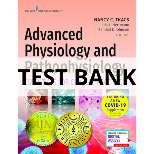 advanced physiology and pathophysiology test bank