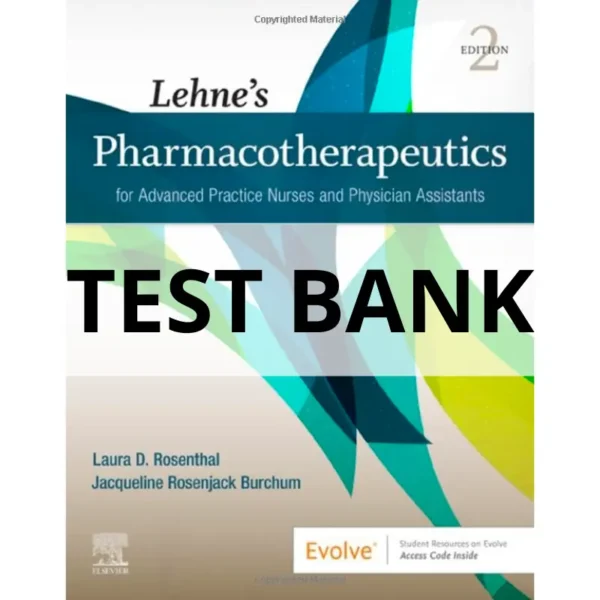 lehne's pharmacotherapeutics test bank
