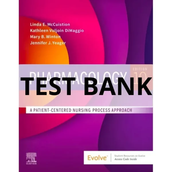 test bank for pharmacology