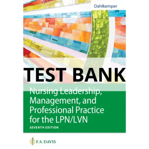 nursing leadership management test bank
