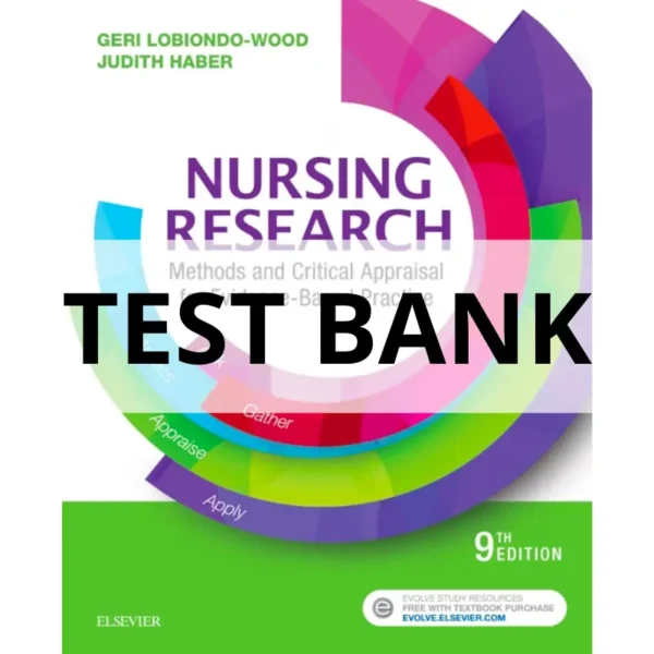 nursing research methods and critical appraisal test bank